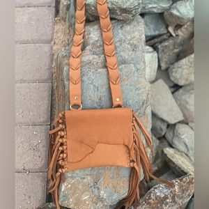 Handmade Leather Crossbody Bag.